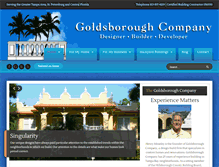 Tablet Screenshot of goldsboroughco.com